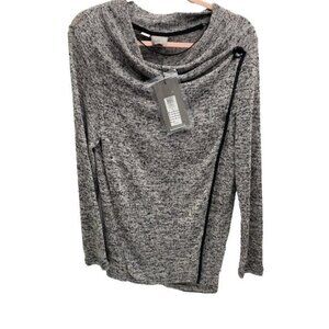 Vero Moda Womens Large Grey Cardigan Sweater Knit Long Sleeve Casual Top NEW
